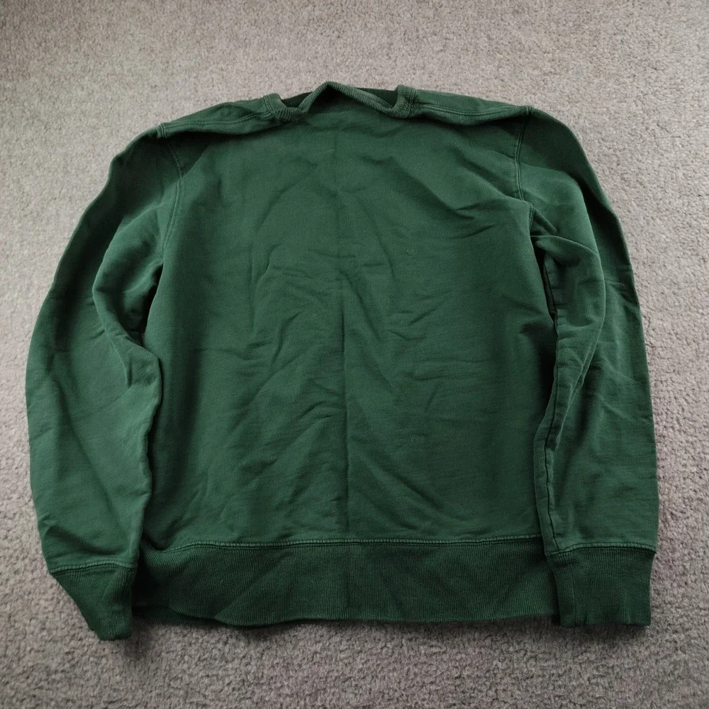 J.Crew Sweatshirt Mens XXL 1983 Graphic Green Cotton Pullover Crewneck EUC